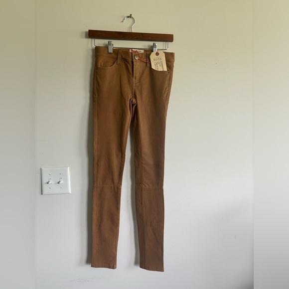 Current‎ Elliot Lamb leather exterior skinny pants size 0/25 - Picture 2 of 8